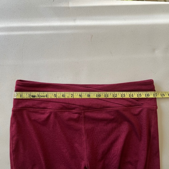 EUC Gaiam yoga pants size XL wine red - Picture 6 of 14